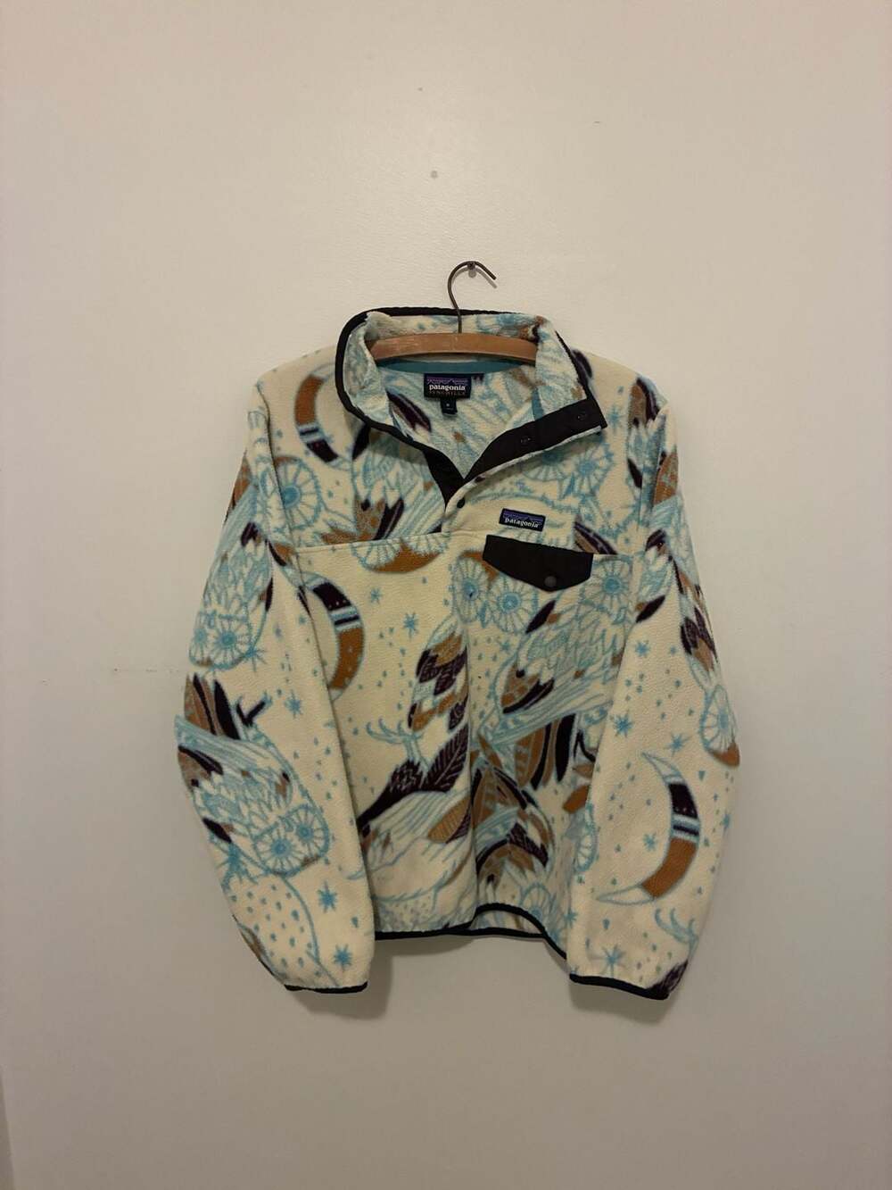 Patagonia Synchilla Snap-T Fleece Harvest Moon Owl Size M